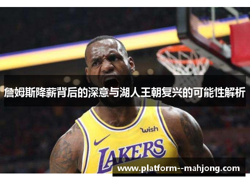 詹姆斯降薪背后的深意与湖人王朝复兴的可能性解析