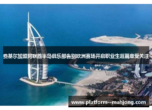 费基尔加盟阿联酋半岛俱乐部告别欧洲赛场开启职业生涯篇章受关注